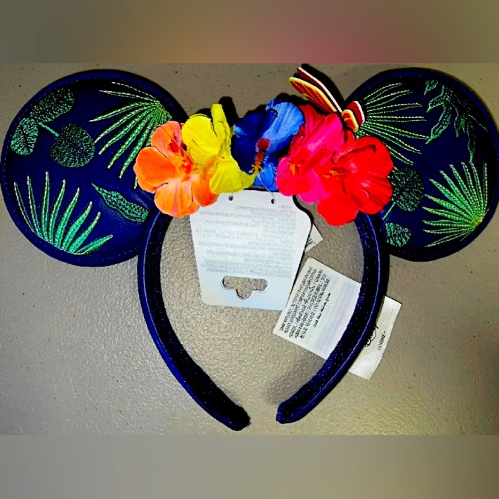 Disney Parks Encanto Minnie Mouse Ears Headband Butterfly Design